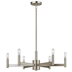 Erzo 26 In Chandelier Nickel finish