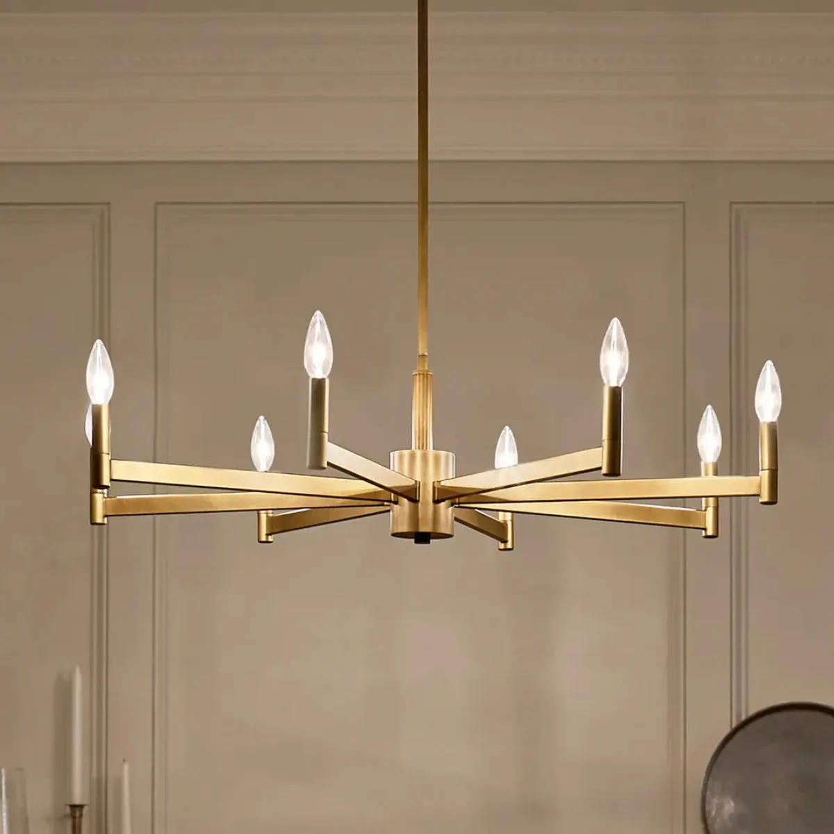 Erzo 36 In Chandelier Brass finish