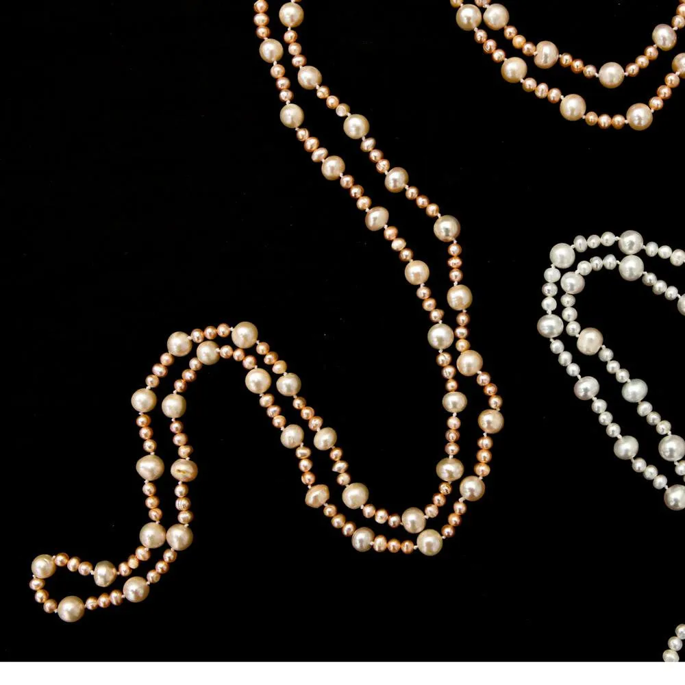 Eternal Pearl Necklace | Champagne