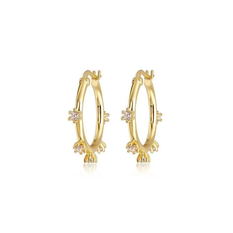 F H Jewellery | Adele Spike Hoop Earrings