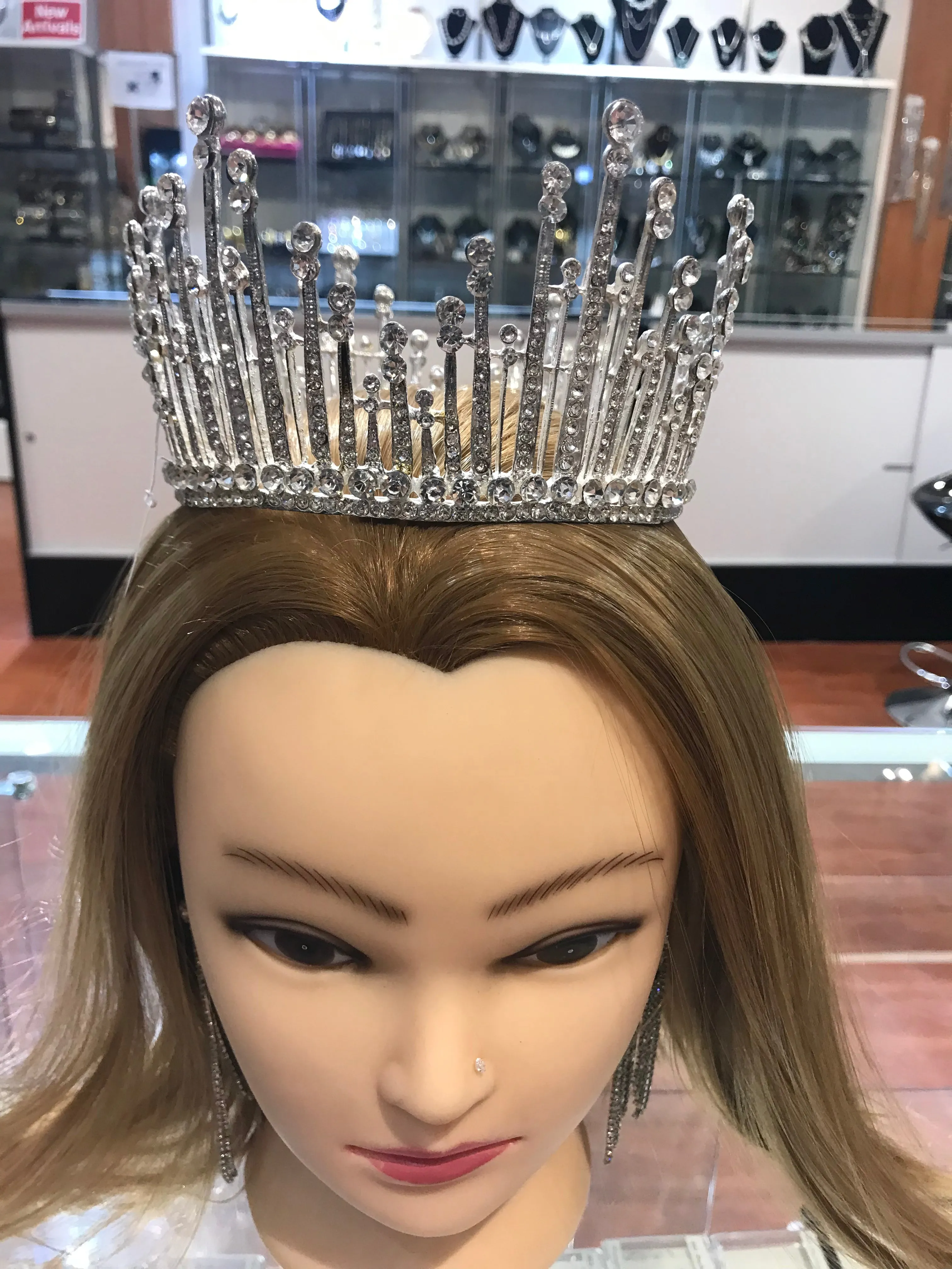 Fashion silver crown