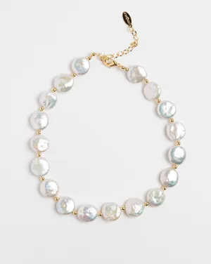 Flat Pearl Choker