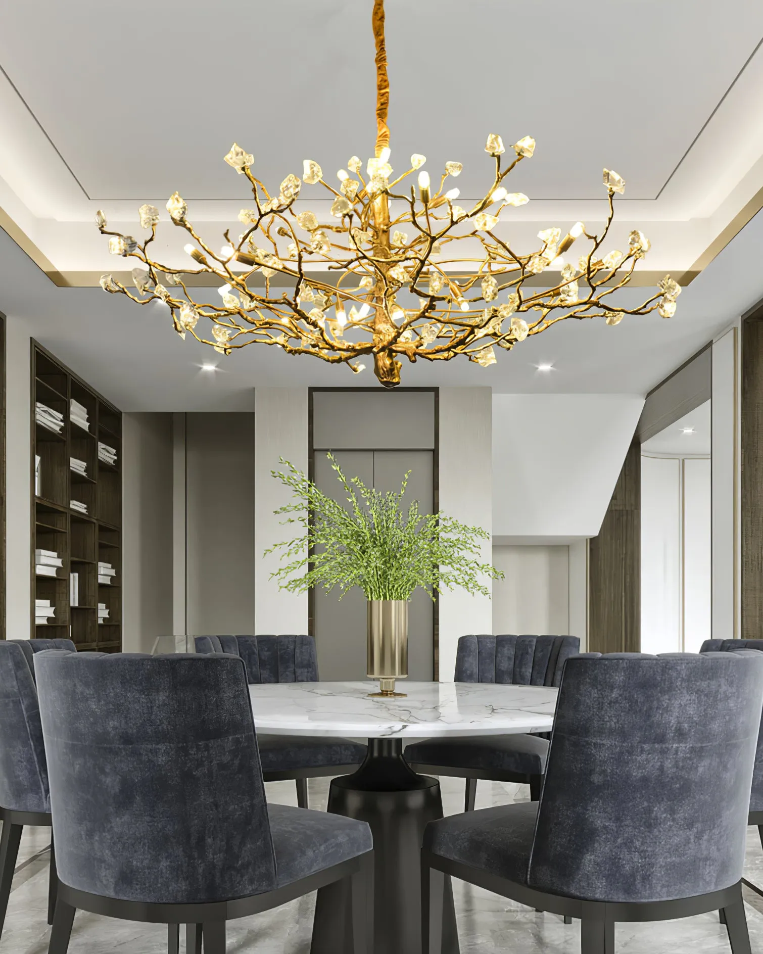 Gemstone Branch Chandelier