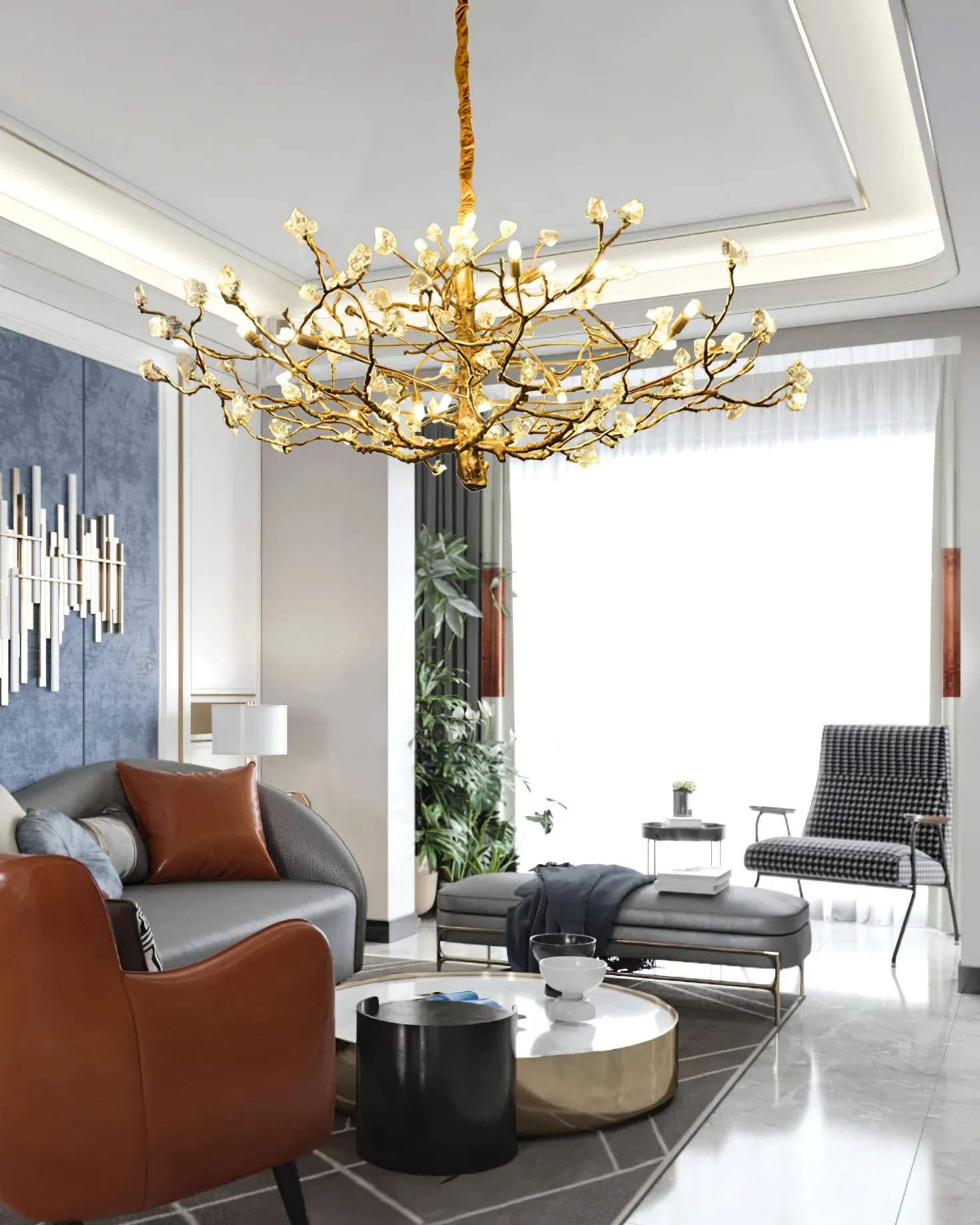 Gemstone Branch Chandelier