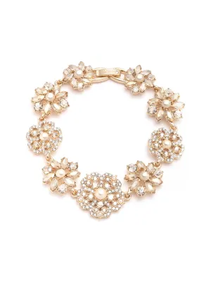 Gold Fresh Floral Bracelet