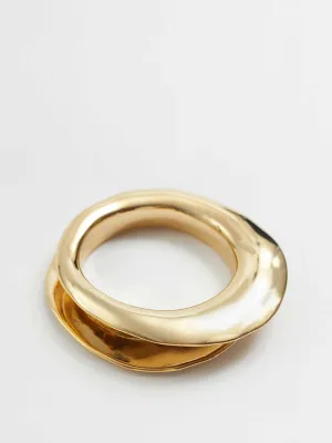 Gold-tone cuff bracelet