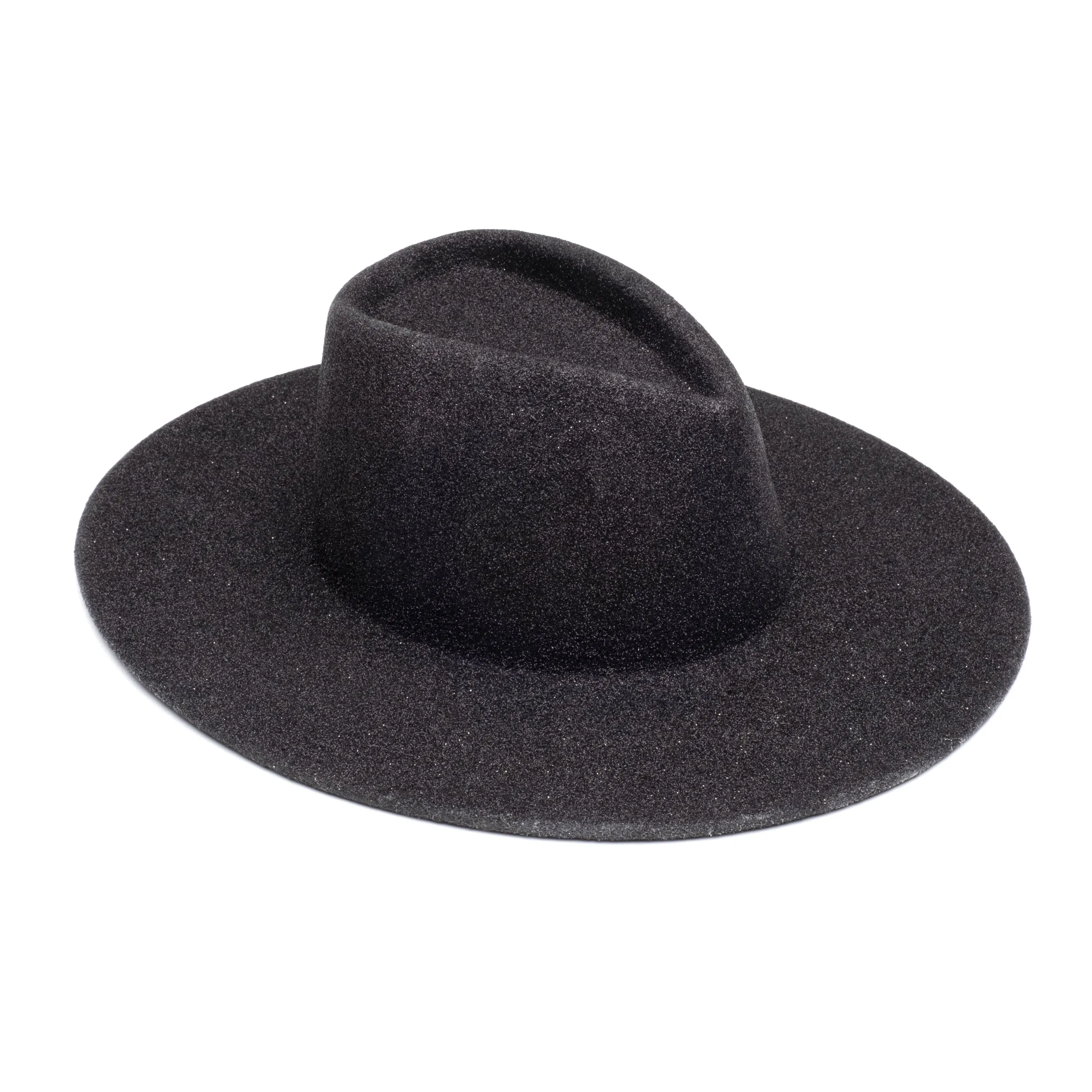 Harlowe Glitter Wool Felt Fedora