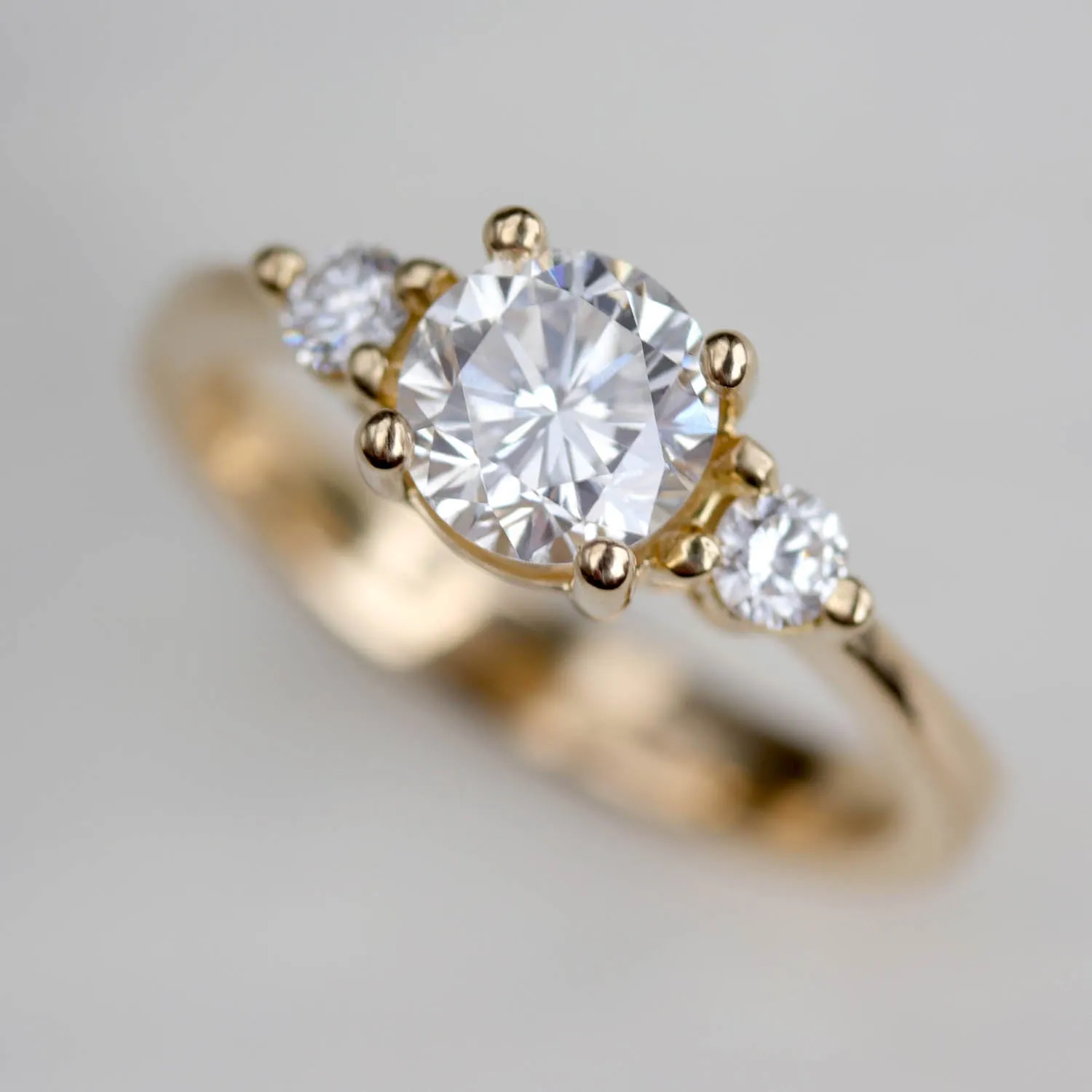 Heirloom Diamond Three Stone Ring