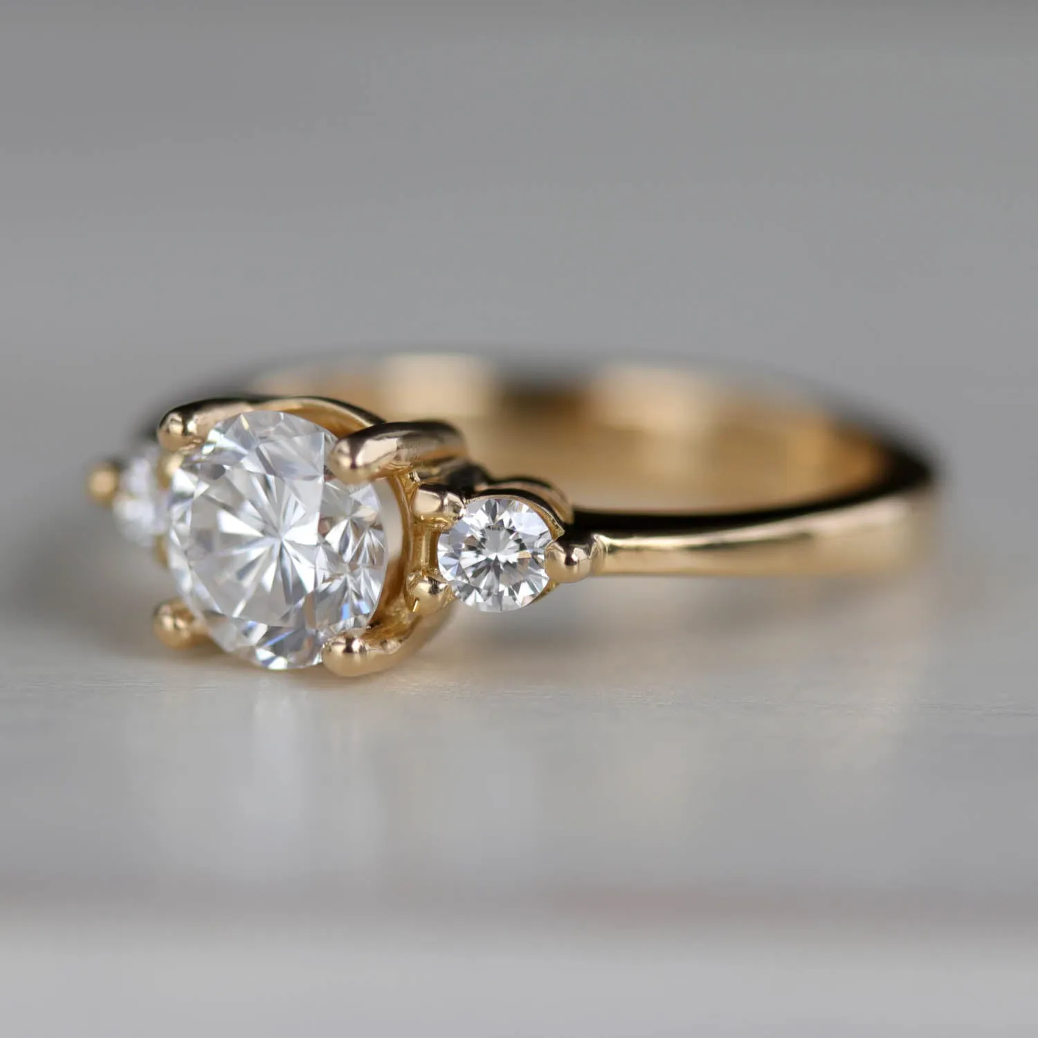 Heirloom Diamond Three Stone Ring