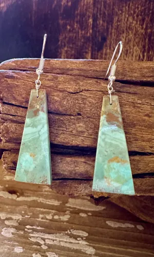 JAMESON PETE CLEAN Slate Navajo Turquoise Earrings