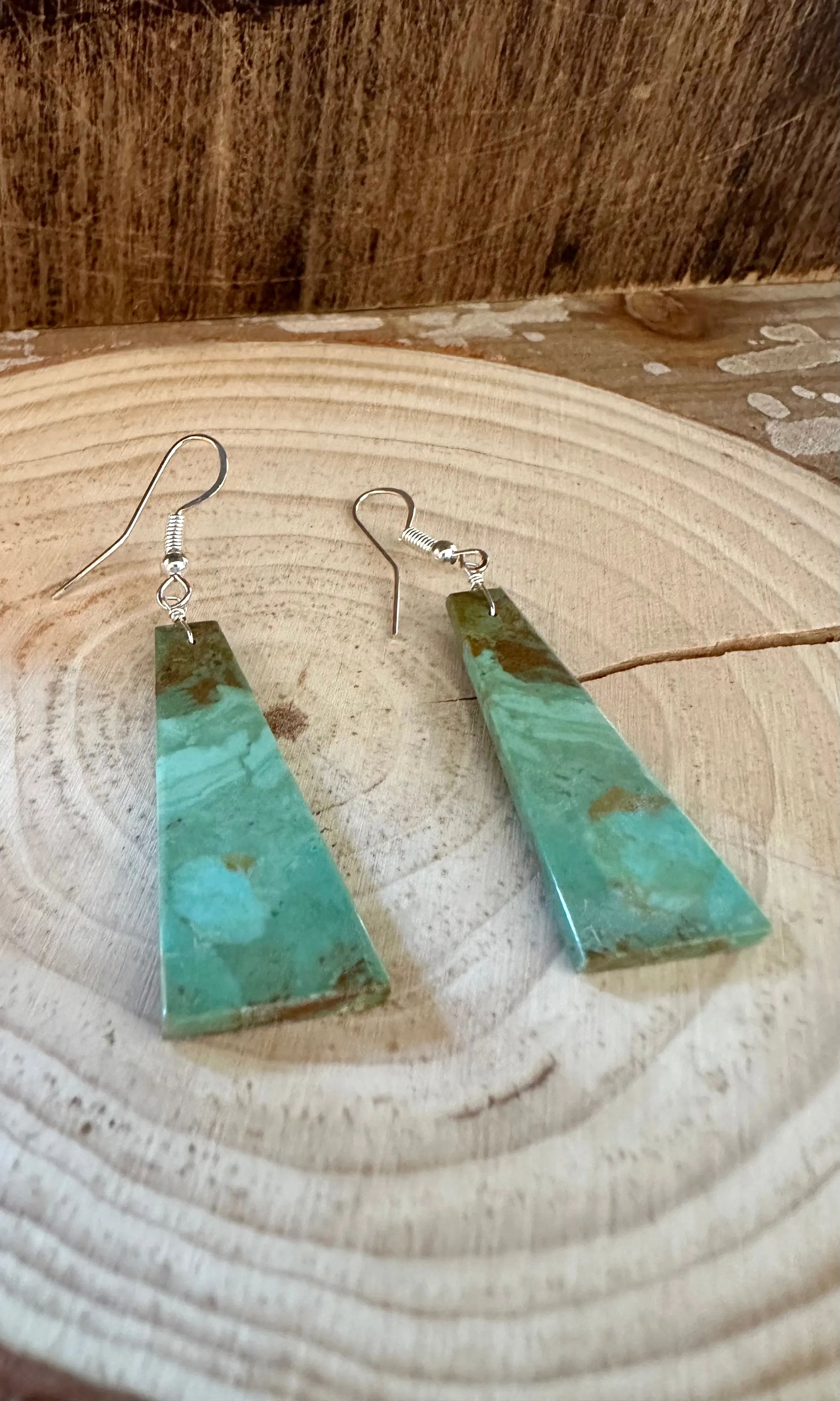 JAMESON PETE CLEAN Slate Navajo Turquoise Earrings