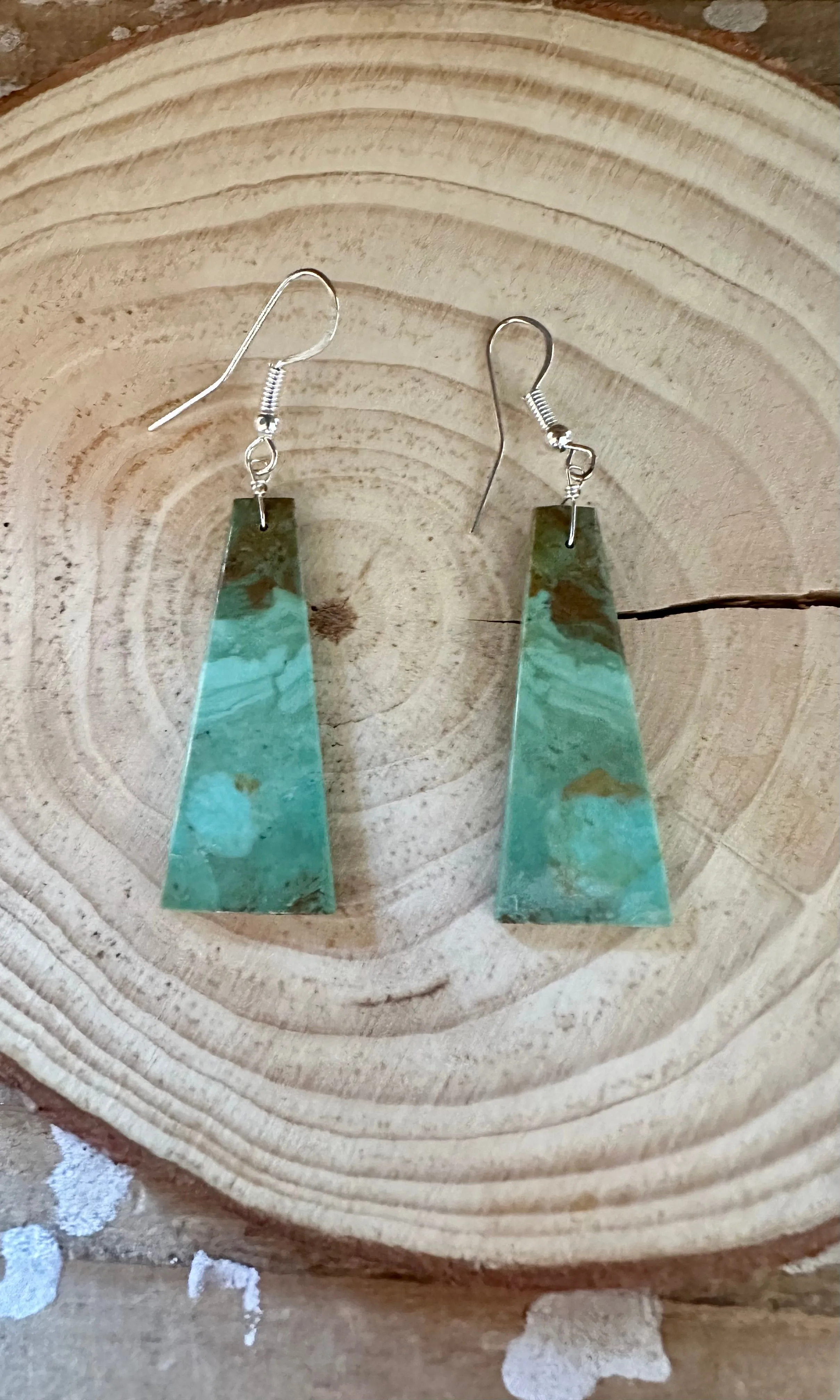 JAMESON PETE CLEAN Slate Navajo Turquoise Earrings