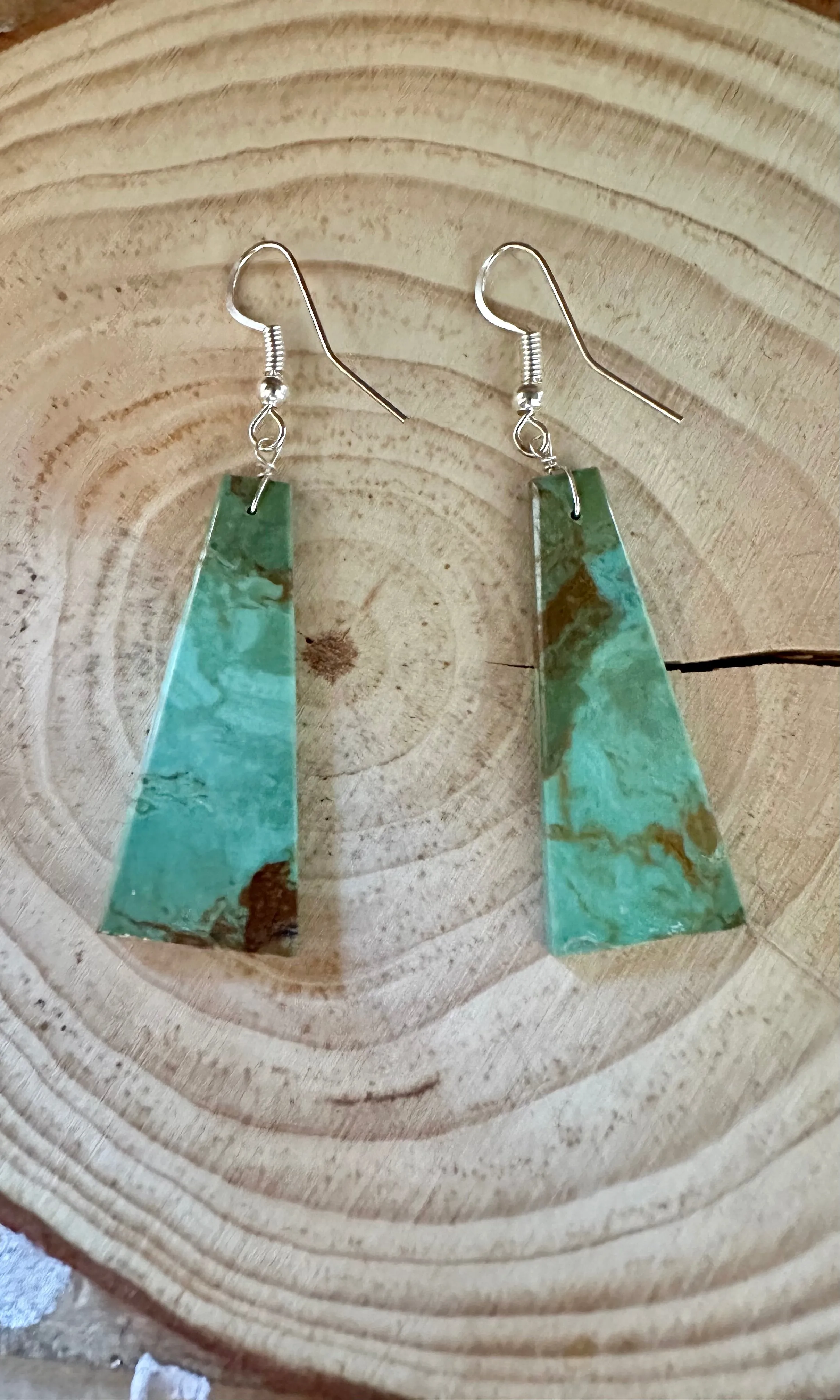 JAMESON PETE CLEAN Slate Navajo Turquoise Earrings