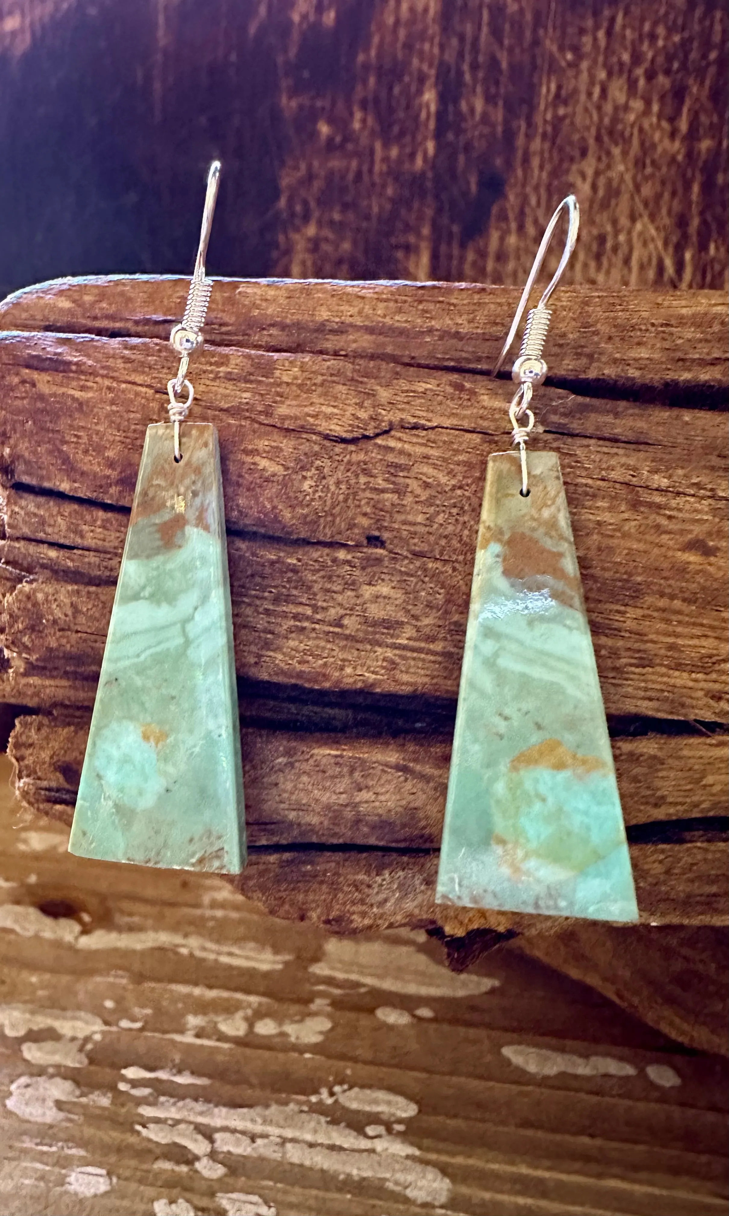 JAMESON PETE CLEAN Slate Navajo Turquoise Earrings