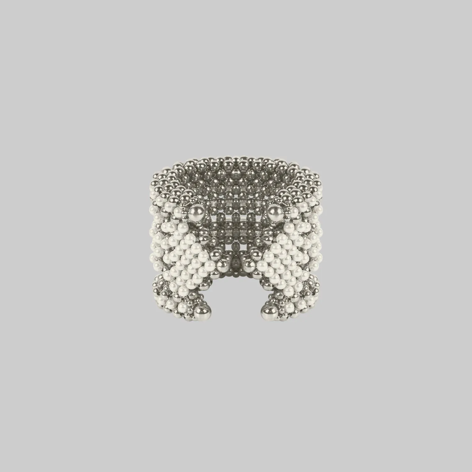 Khutulun Wide 4D Cuff in Pearl