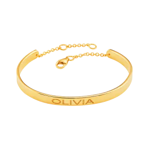 Kids Signature Engravable Cuff ID Bracelet