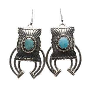 Kingman Turquoise Naja Earrings | Lambert Perry