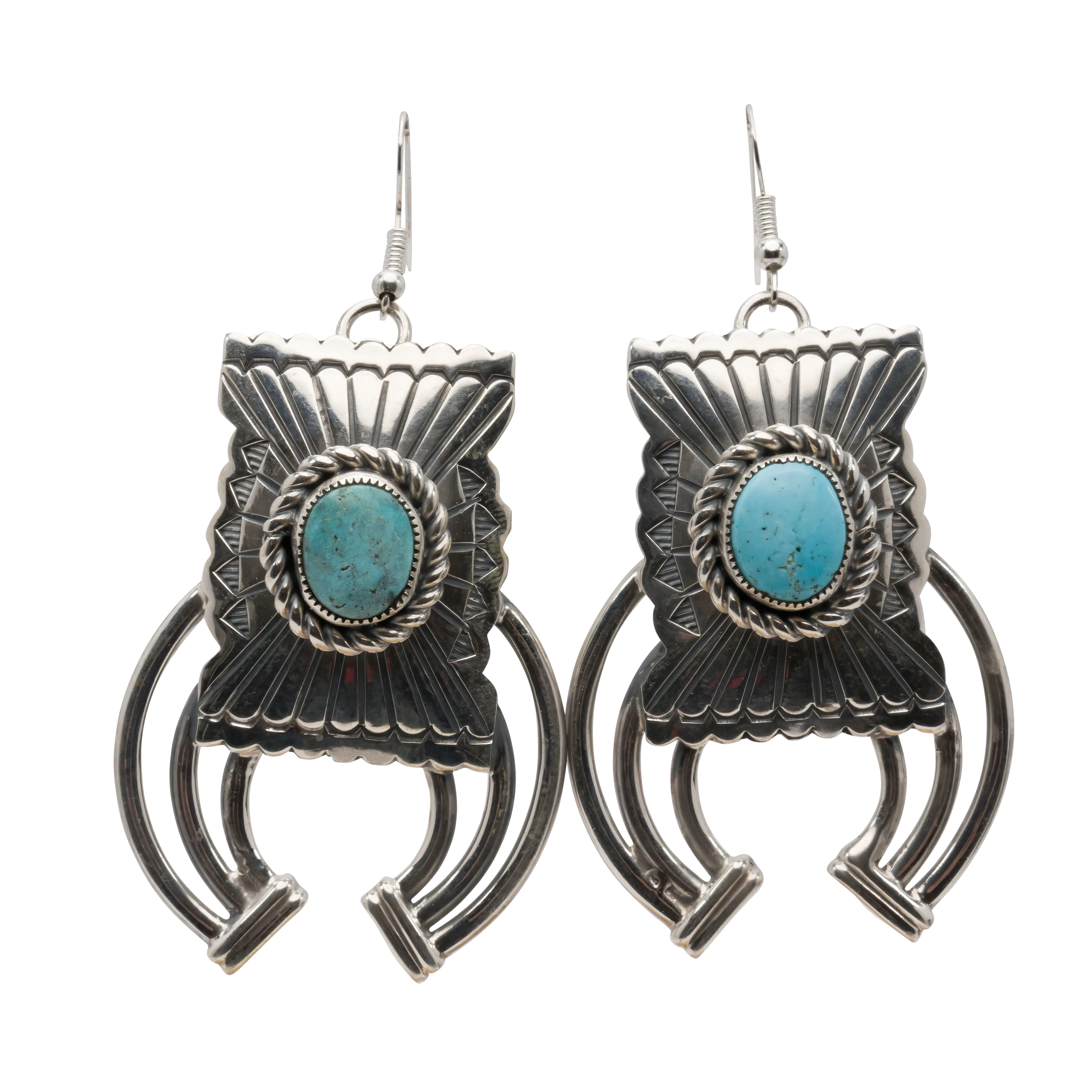 Kingman Turquoise Naja Earrings | Lambert Perry