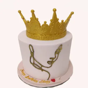 Lady & Crown Cake