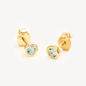 Like The Sky Topaz Stud Earrings