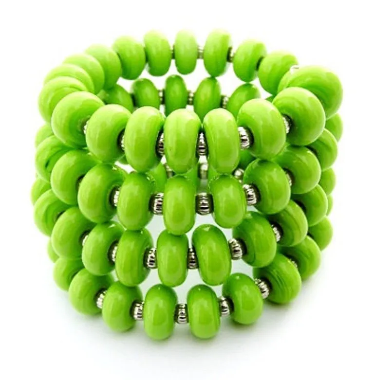 Lime Green Wrap Bracelet