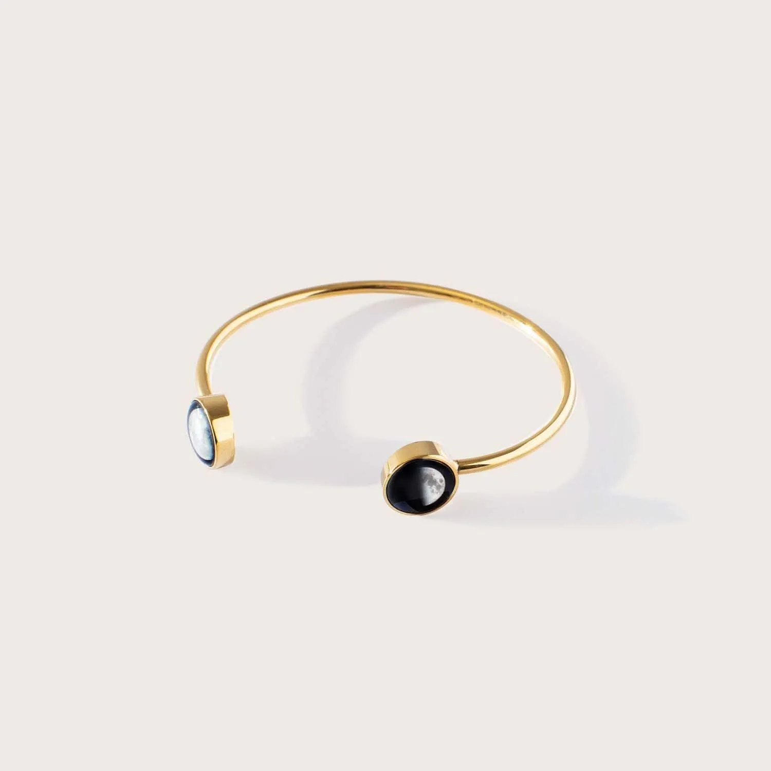 Lunar Dyad Cuff in Gold