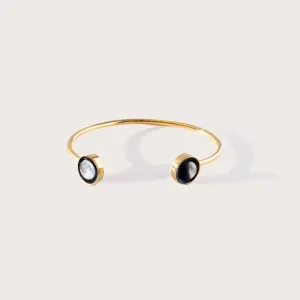 Lunar Dyad Cuff in Gold