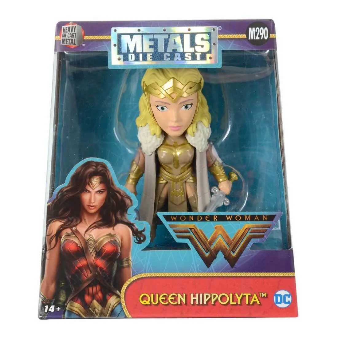 Metals Die Cast DC Comic 4" Queen Hippolyta Figure Age 8 