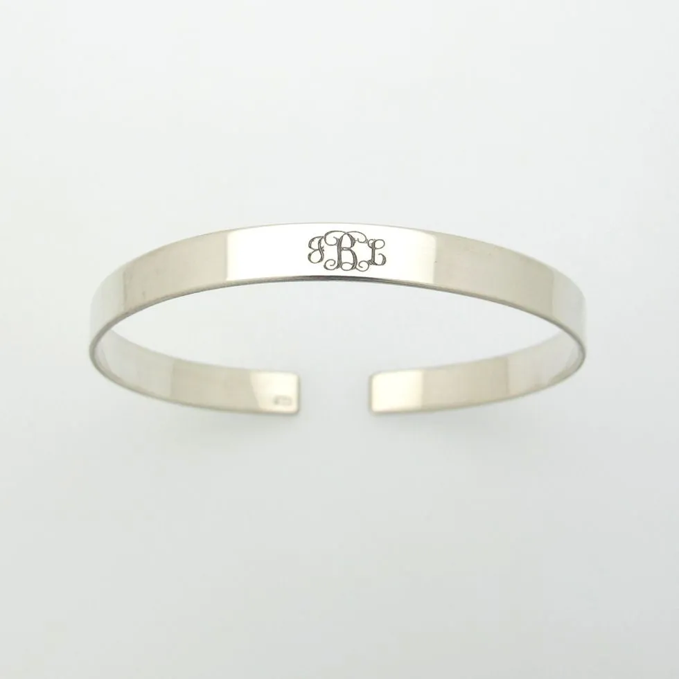 Monogram Engraved Bracelet