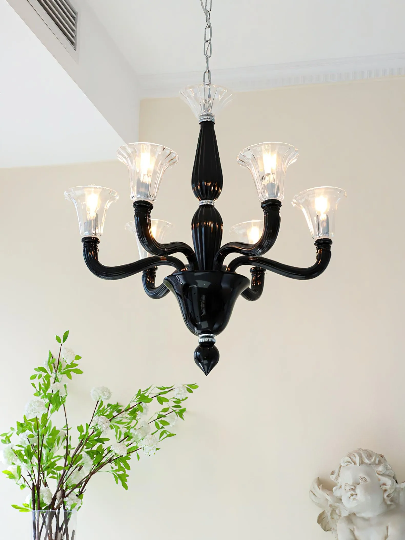 Murano Candle Chandelier