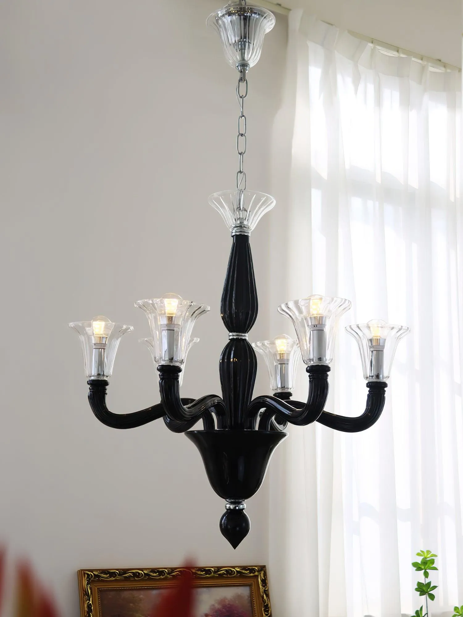 Murano Candle Chandelier