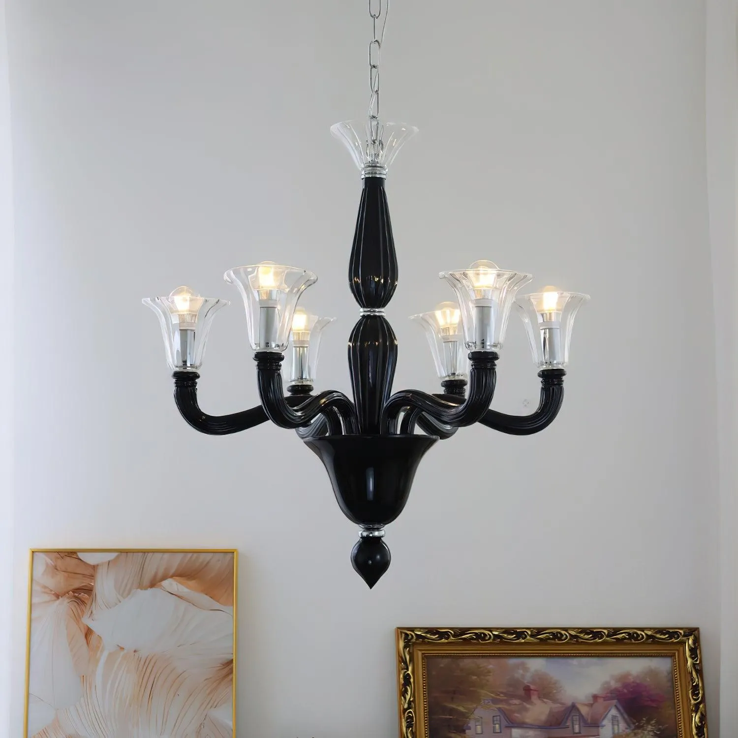 Murano Candle Chandelier