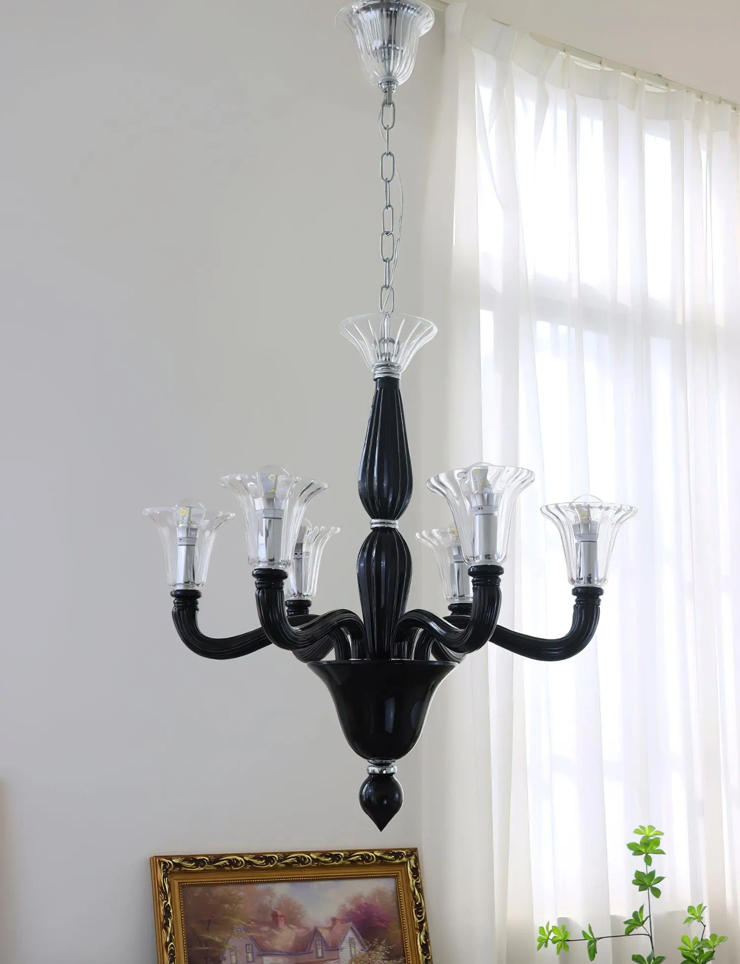 Murano Candle Chandelier