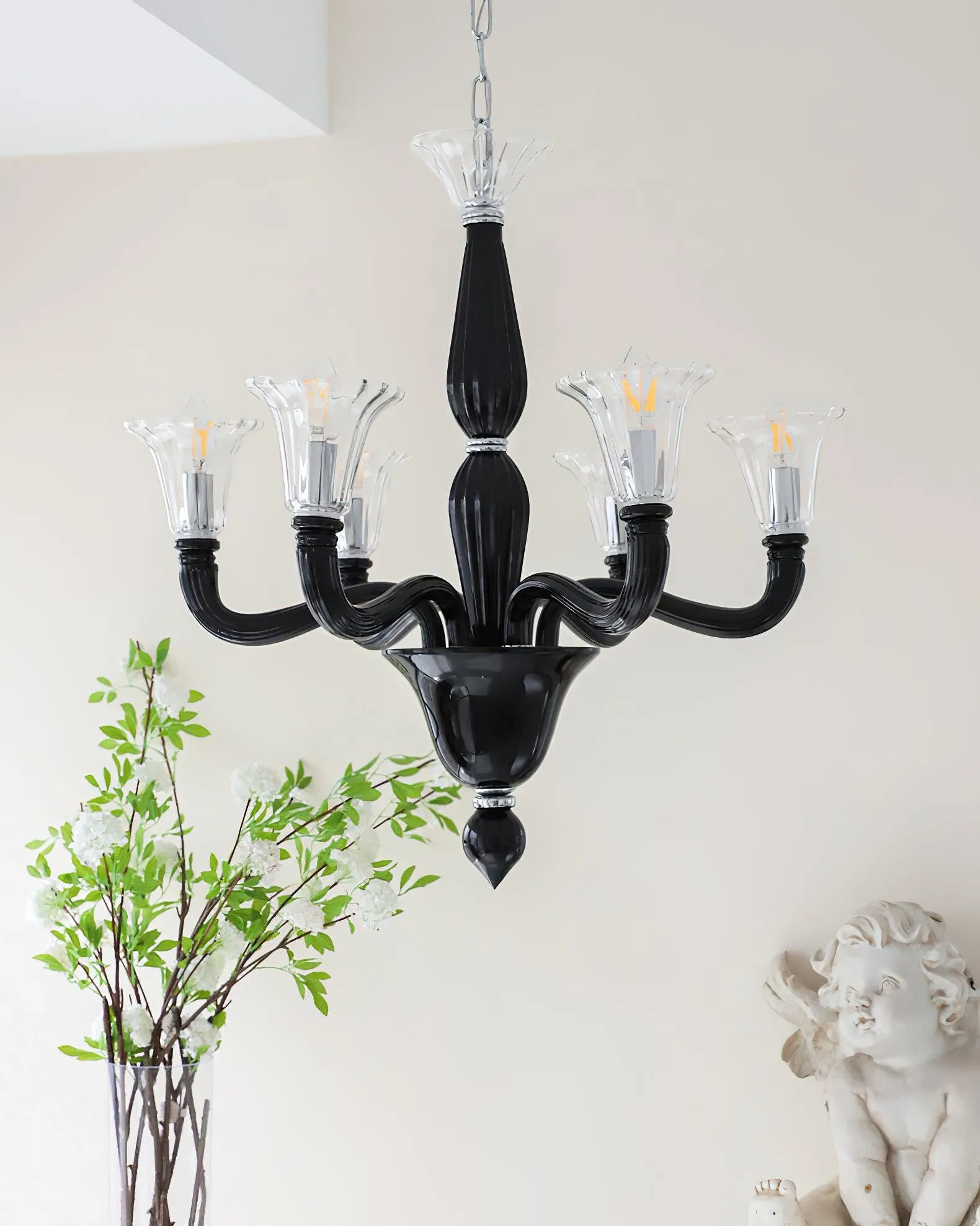 Murano Candle Chandelier