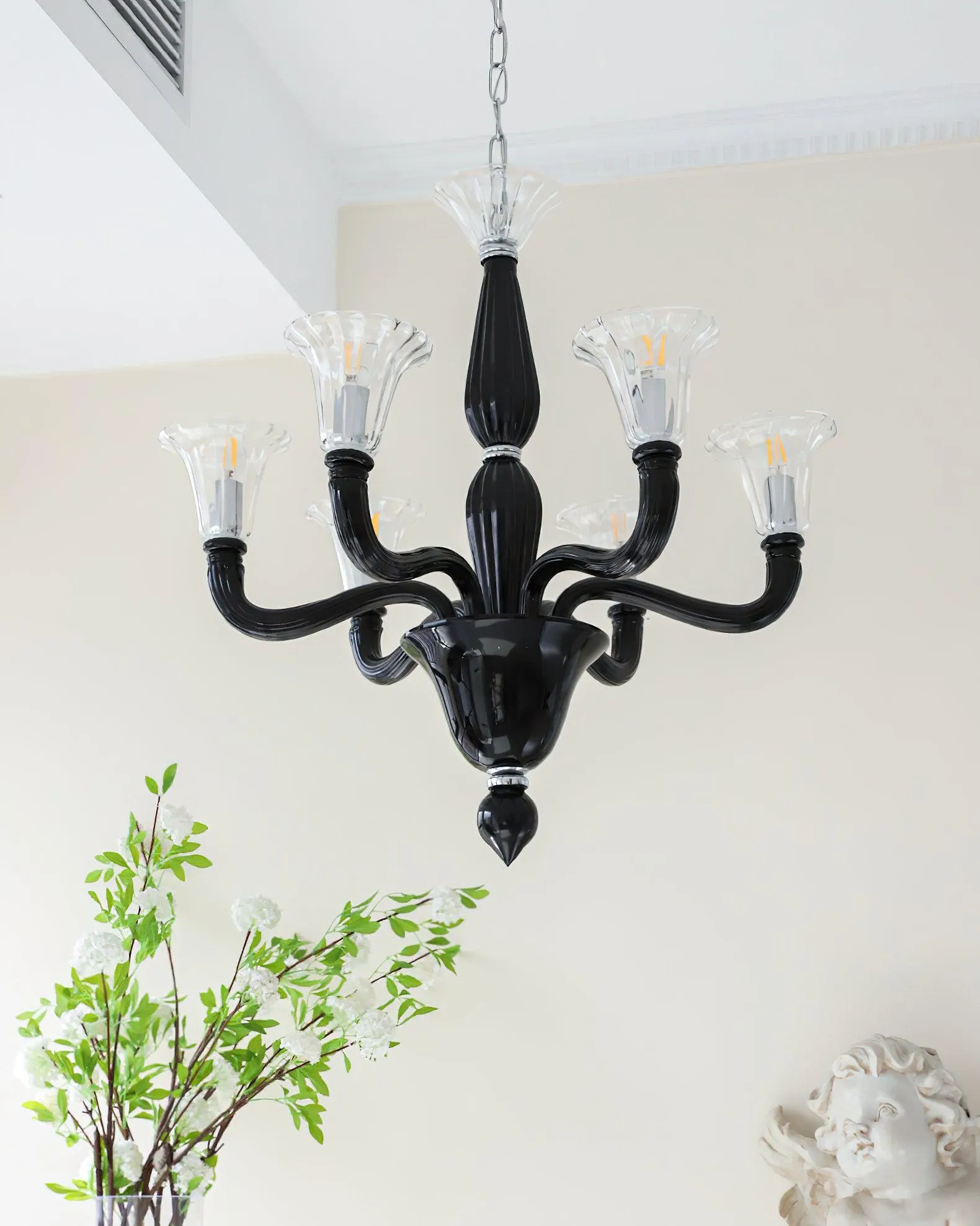 Murano Candle Chandelier