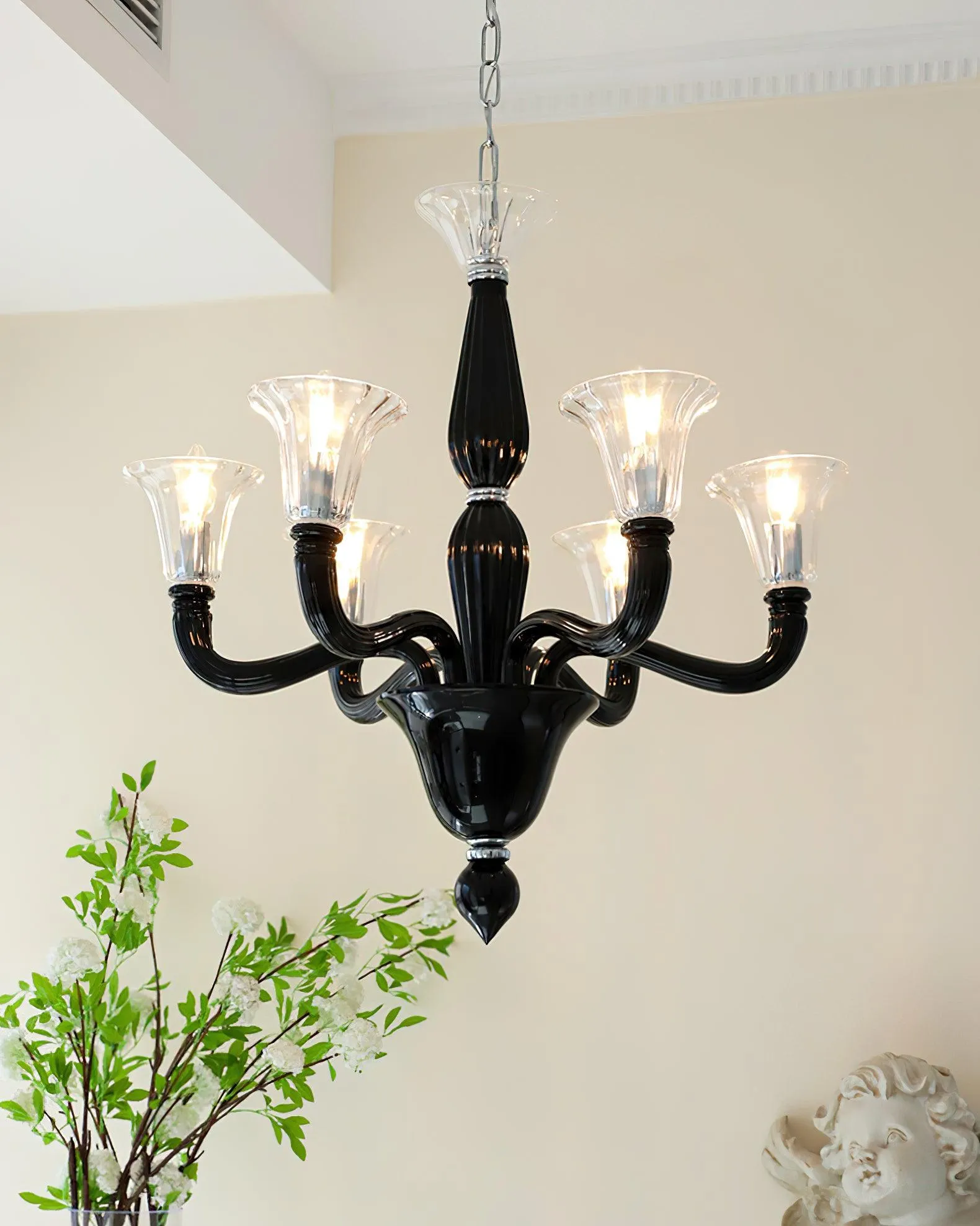 Murano Candle Chandelier