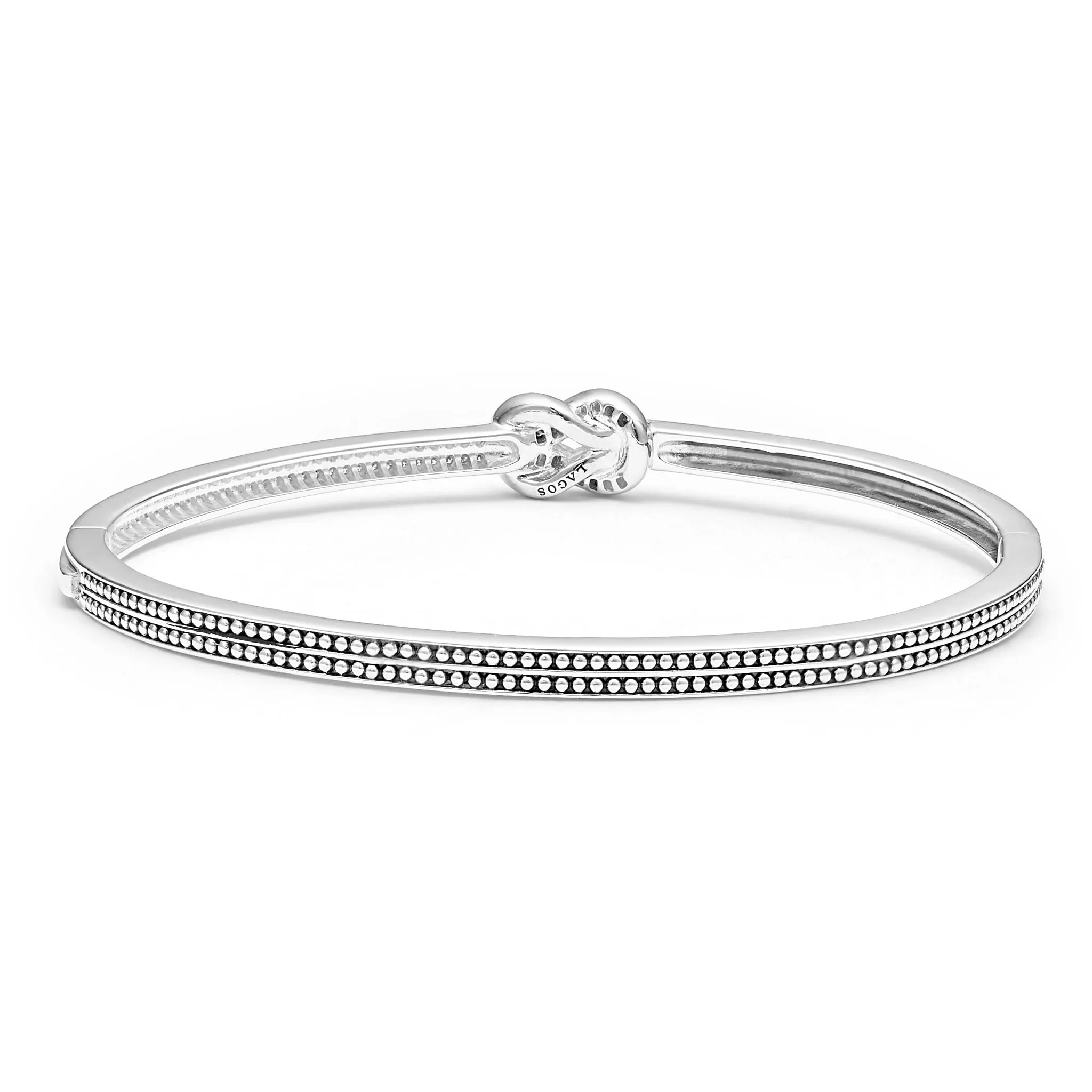 Newport Two-Tone Knot Diamond Cuff Bracelet