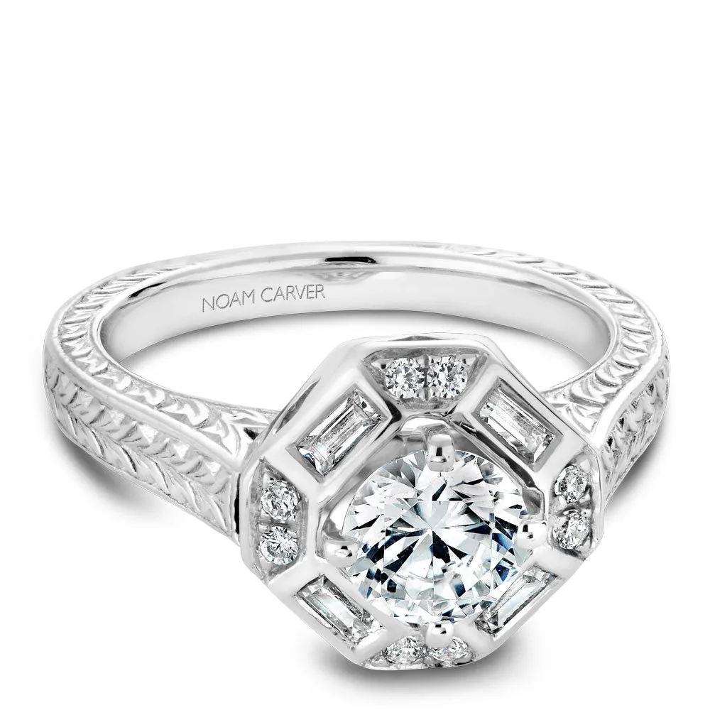 Noam Carver Engagement Ring - B080-01WM-100A