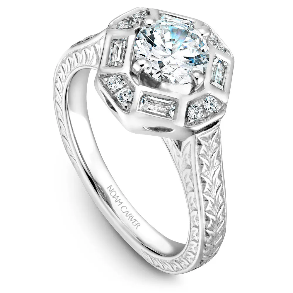 Noam Carver Engagement Ring - B080-01WM-100A