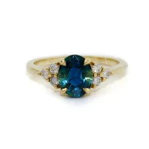 Oasis Australian Sapphire Engagement Ring - Made To Order