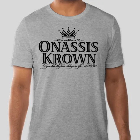 Onassis Krown Brand Logo T-Shirt