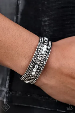 Paparazzi Accessories  - Empress Etiquette #B20 Drawer 5/1 - Silver Fashion Fix Bracelet  June 2019