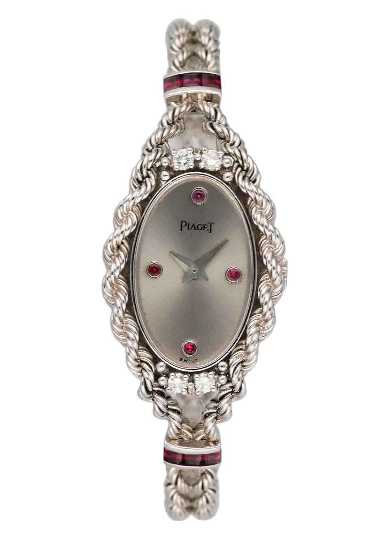 Piaget 45661 E21 Ruby 18K White gold Ladies Watch