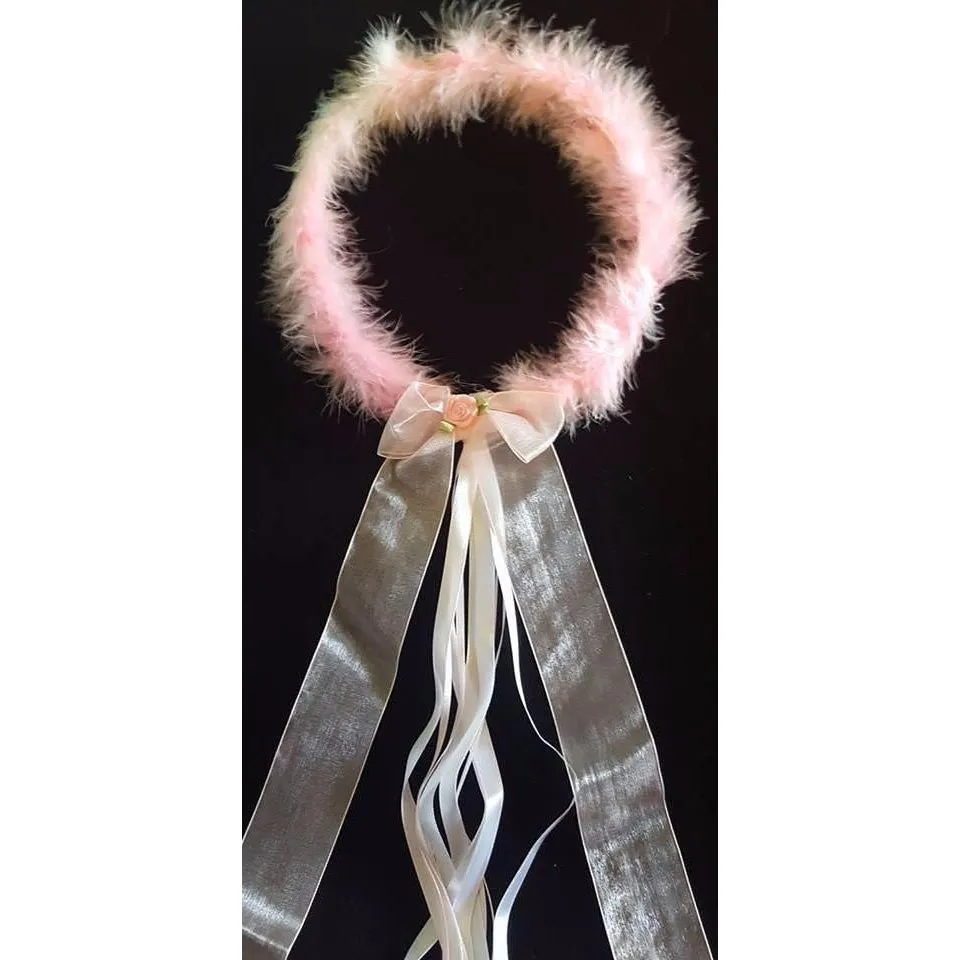 Pink Feather garland