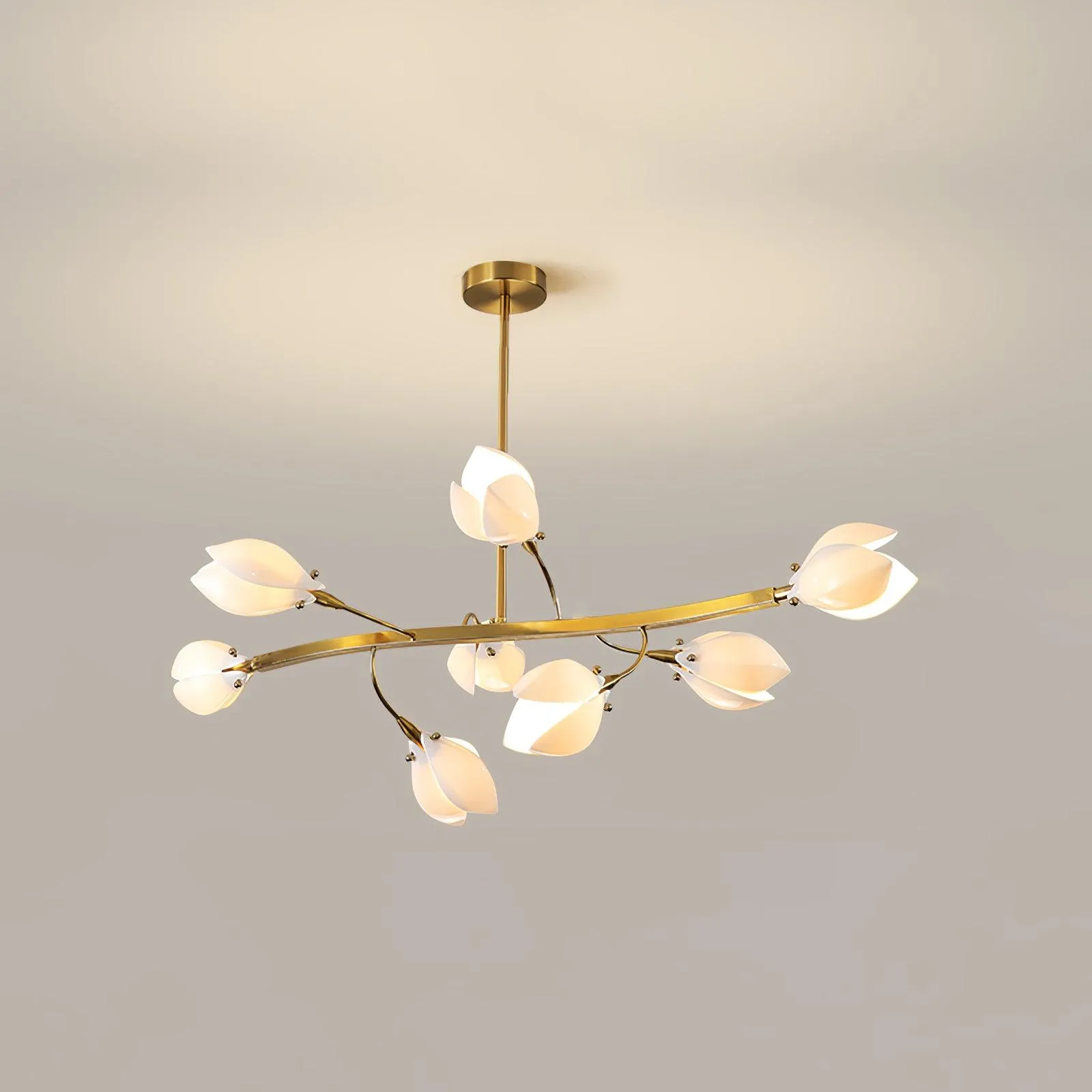 Porcelain Magnolia Chandelier