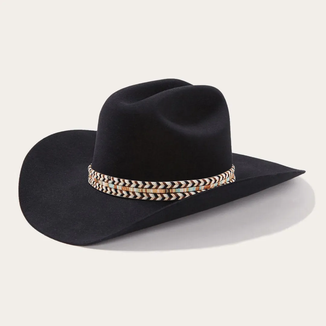 Premium Fur Felt Cowboy Hat with Braided Hatband