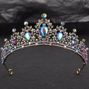 Rhinestone Crystal Crown Hair Accessories Tiara Hair Accessory