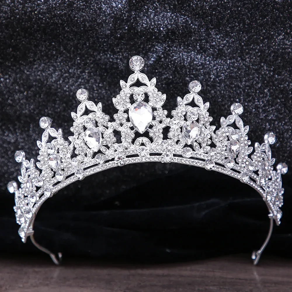 Rhinestone Crystal Crown Hair Accessories Tiara Hair Accessory