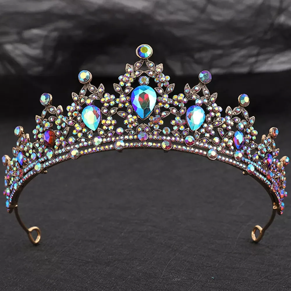 Rhinestone Crystal Crown Hair Accessories Tiara Hair Accessory