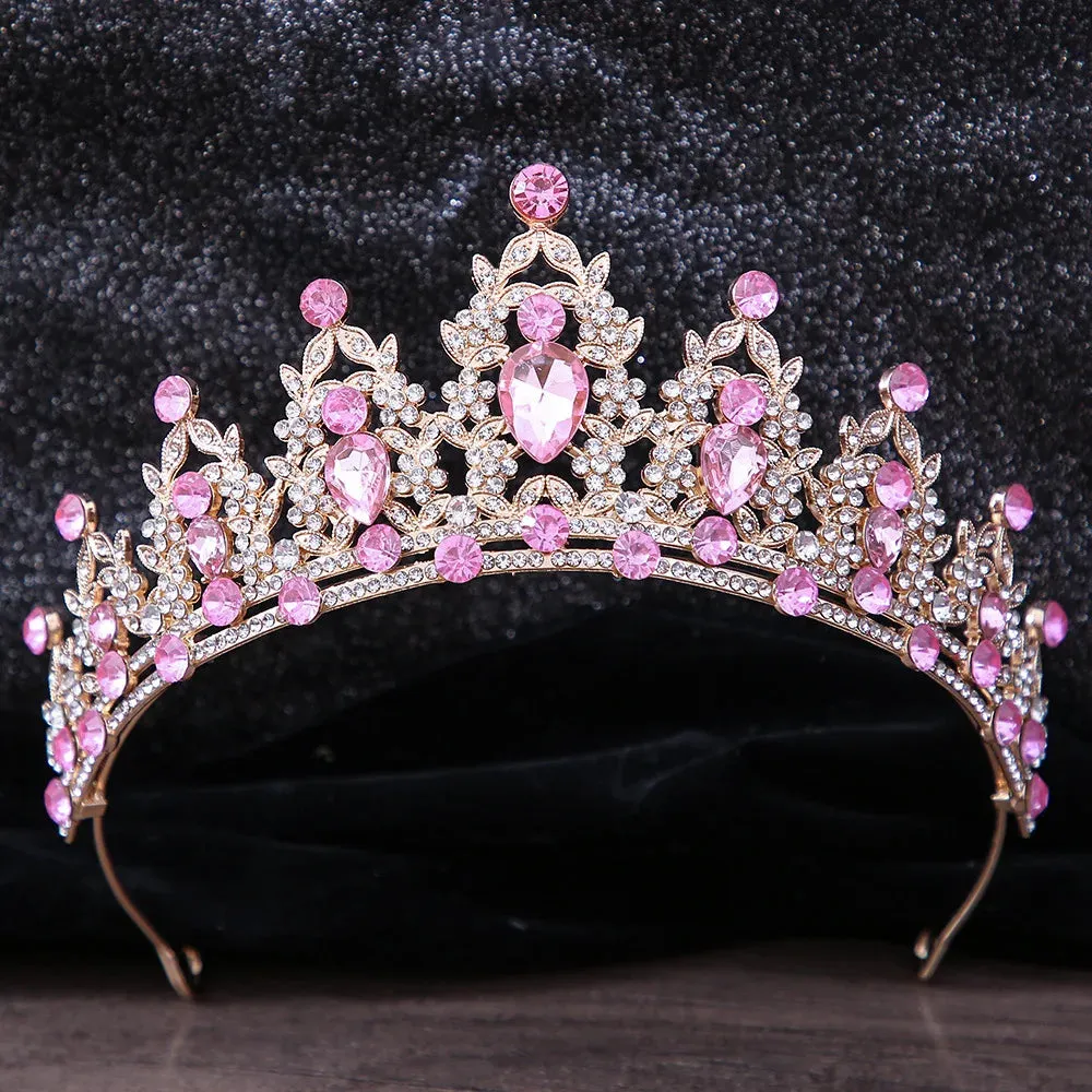 Rhinestone Crystal Crown Hair Accessories Tiara Hair Accessory